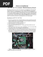 Piexx Icomprom IC-751 / IC-751A RAM / PROM Memory Board