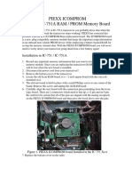 Piexx Icomprom IC-751 / IC-751A RAM / PROM Memory Board