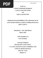 Customer Relationship Management Project Report  Customer 