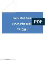 Quick Start Guide For Android Tablet TR10RS1: Downloaded From Manuals Search Engine