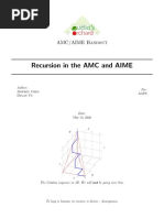 Recursion in The AMC and AIME