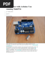 Quadcopter With Arduino Uno Running MultiWii