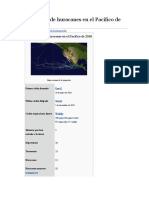 Temporada de Huracanes en El Pacífico de 2018