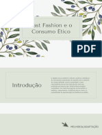 Fast Fashion e o Consumo Ético