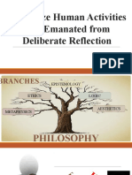 Recognize Human Activities That Emanated From Deliberate Reflection