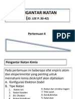 Pertemuan 6 Pengantar Ikatan Kimia