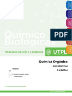 Químico Biológicas: Química Orgánica