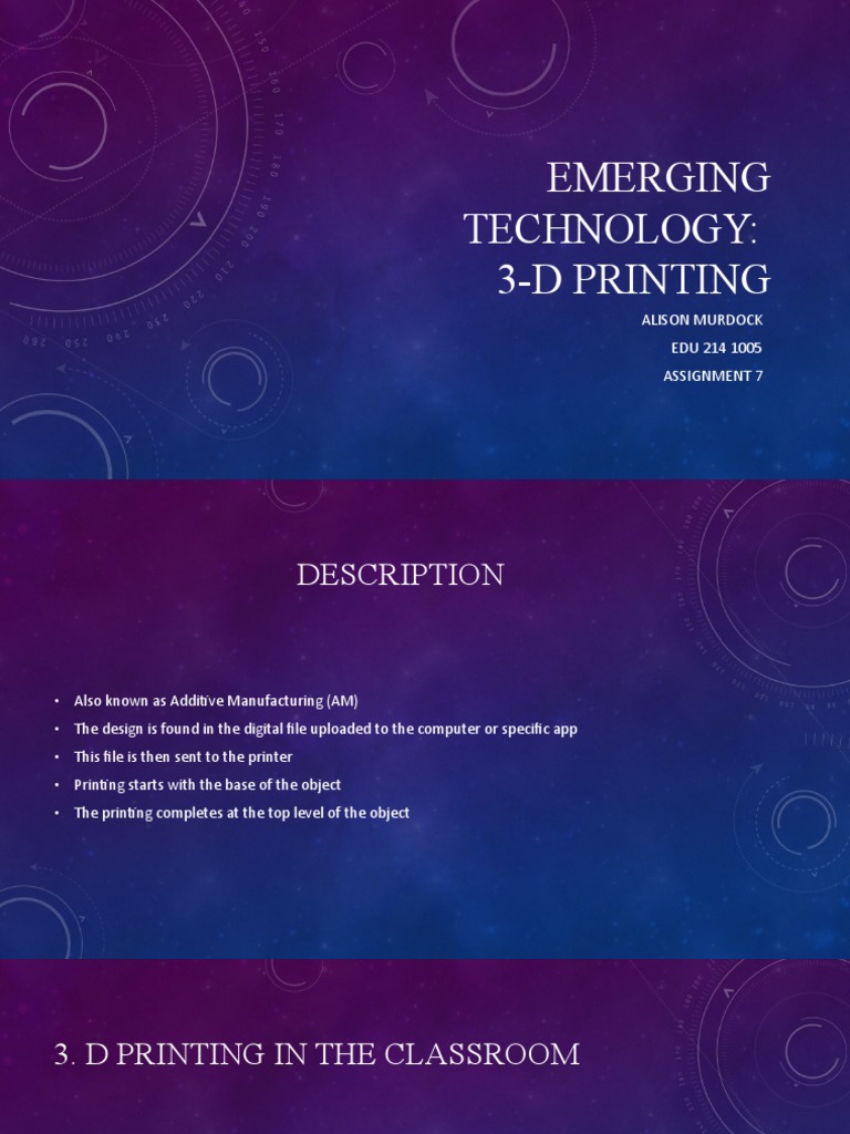 emerging technology assignment pdf