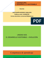 El Desarrollo Sostenible - Evolución