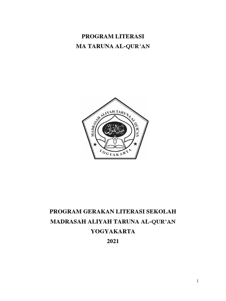 Meningkatkan Literasi Di Ma Taruna Al Qur An Pdf
