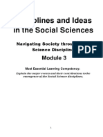 DISS Q1 Mod3 Social Science Disciplines Edited
