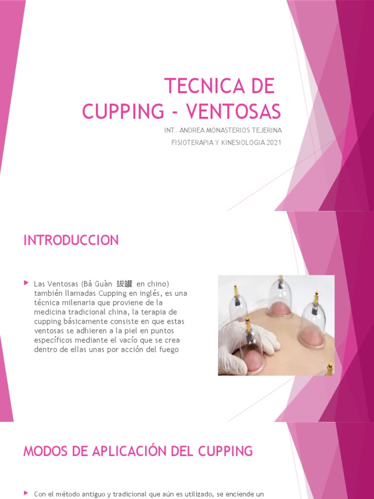 Tecnica de Cupping | PDF | Masaje | Medicina CLINICA