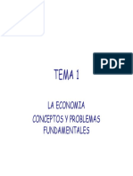 Tema 1 La Economia Conceptos y Problemas Fundamentales