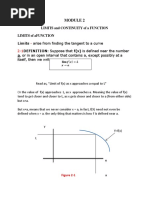 Module 2 LIMITS AND CONTINUITY