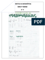 Ejercicio de Matemáticas