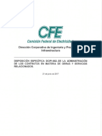 DCIPI-002.- De La Administración de Los Contratos en Materia de Obras y Servicios Relacionados