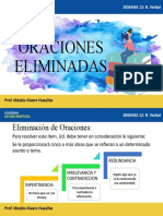 Oraciones Eliminadas