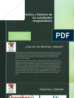 Derechos y Deberes de Los Estudiantes Neogranadinos