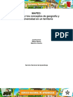 Mapeo: Relacionar Los Conceptos de Geografía y Biodiversidad en Un Territorio