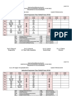 Sanjivani College Civil Engineering Induction Timetable