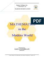 Mathematics in The Modern World: Samar Colleges, Inc