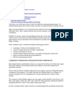 Corrosion Tendencies of Boiler System Components