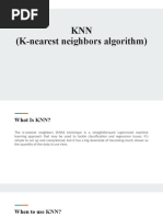 KNN K Nearest Neighbors Algorithm