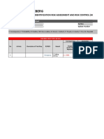 Pt. Iceberg: Hazard Identification Risk Assessment and Risk Control (Hirarc)