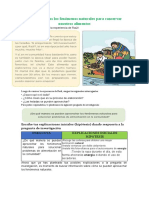 Aprovechamos Los Fenómenos Naturales para Conservar Nuestros Alimentos