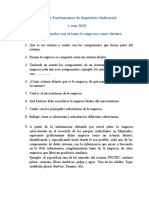 Cuestionario Sobre La Empresa Como Sistema