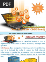 Class XII (As Per CBSE Board) : Computer Science