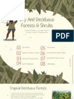 Dry and Deciduous Forests & Shrubs: Group Members - Anurag, Atanu, Kritika, Mridul & Shubham Rai