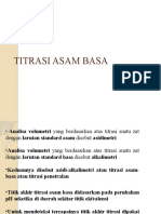 Titrasi Asam Basa