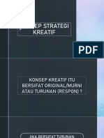 Konsep Strategi Kreatif