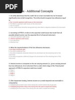 Receivables - Additional Concepts