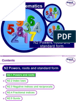 KS4 Mathematics: N2 Powers, Roots and Standard Form