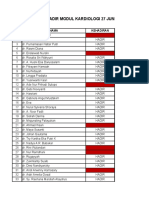 Daftar Hadir Modul Kardiologi 27 Juni 2021