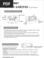 Manual de Uso Gamepad X3 | PDF | Bluetooth | Diodo emisor de luz