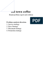 Old Town Coffee Brand Problem Report and Solutions