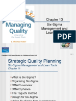 Six-Sigma Management and Lean Tools