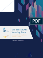 The India Impact Investing Story in 40 Characters