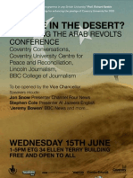 Mirage In The Desert? Reporting the Arab Revolts Conference