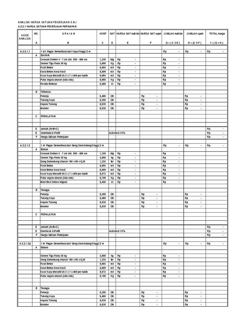 AHSP | PDF