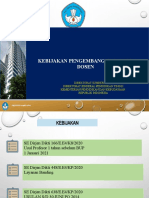 Kebijakan Tentang Karier Dosen-18 Maret 2021.Ppsm