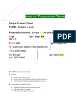 Present Tense VS present continuous (1)