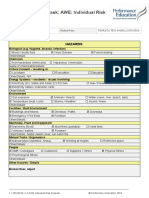 AWE Individual Risk Analysis