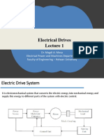 Electrical Drives: Dr. Magdi A. Mosa Electrical Power and Machines Department Faculty of Engineering - Helwan University