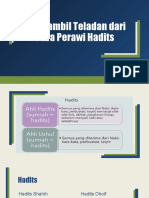 Belajar Dari para Perawi Hadits