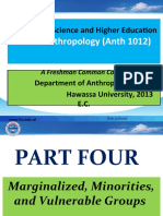 Ministry of Science and Higher Education: Social Anthropology (Anth 1012)