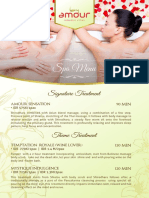 Signature Treatment Signature Treatment: Amour Sensation Amour Sensation